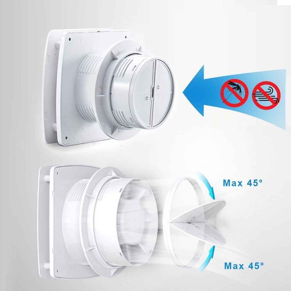 XERSEK Wandventilator Badezimmer Wandlüfter Badlüfter Ventilator 100mm, seh günstig online kaufen