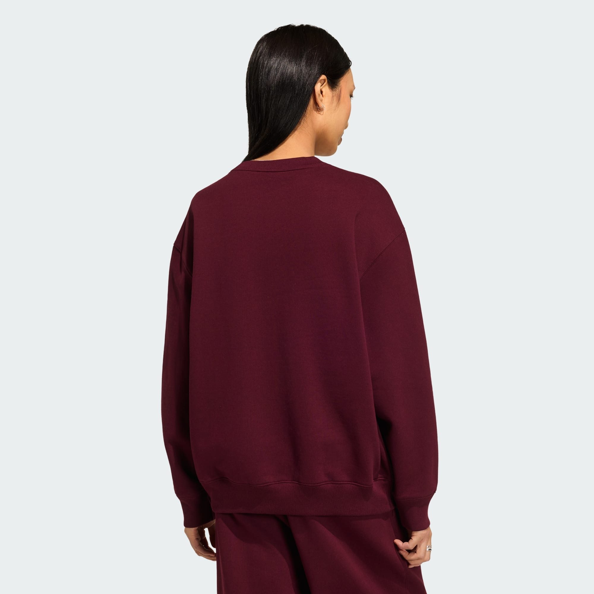 adidas Originals Sweatshirt ESSENTIALS CREW LONG FLEECE OS SWEATSHIRT (1-tlg)