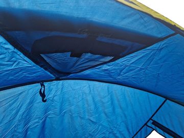 acamp Kuppelzelt PopUp 4 Personen Zelt blau Wurfzelt Campingzelt Igluzelt Kuppelzelt