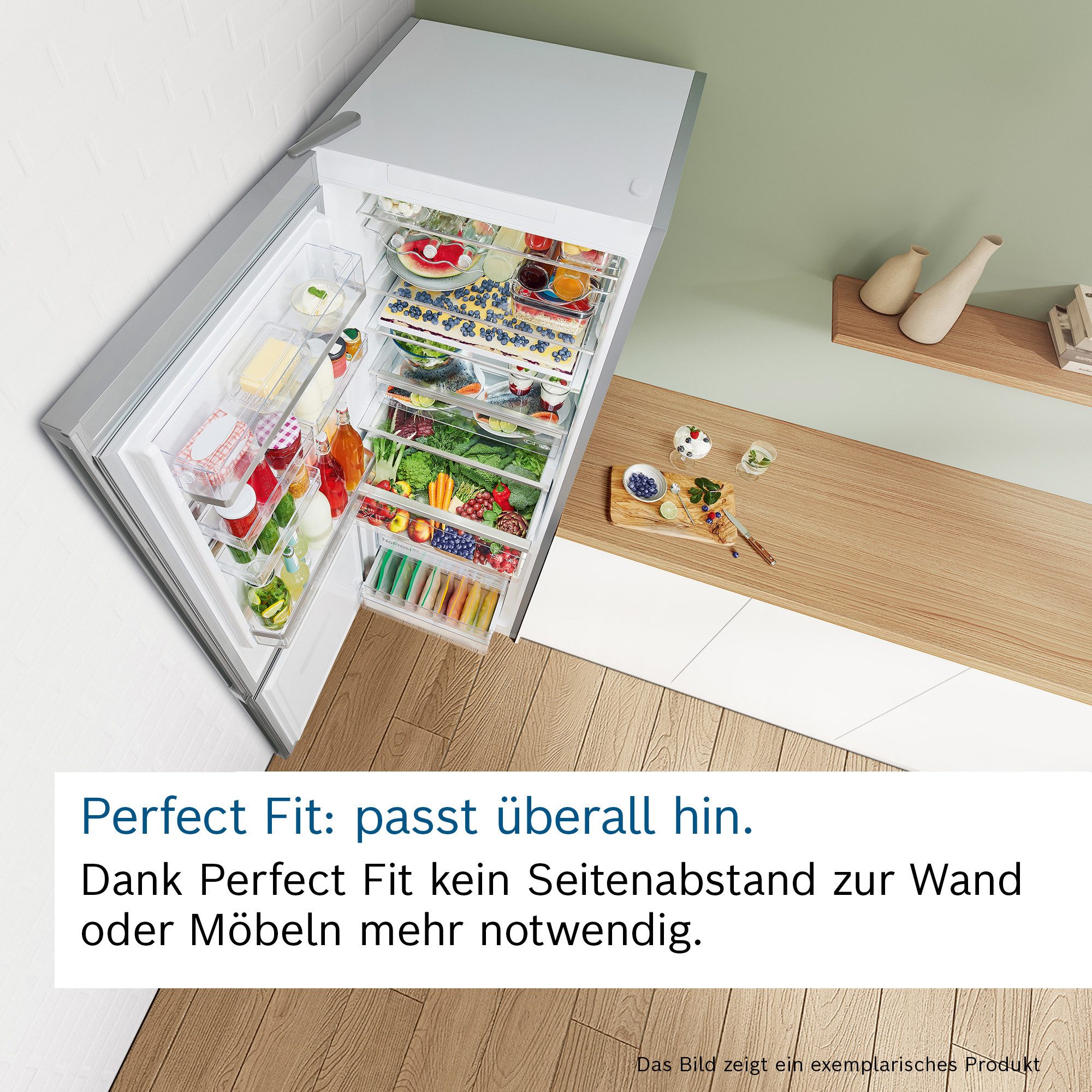 BOSCH Gefrierschrank Serie 6 GSN54AWCV, 176 cm hoch, 70 cm breit