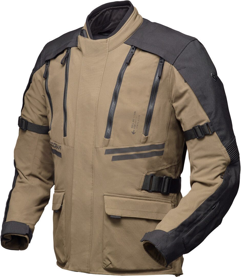 Modeka Motorradjacke Lucano wasserdichte Motorrad Textiljacke herausnehmbares Innenfutter,herausnehmbare Membrane,wasserdicht