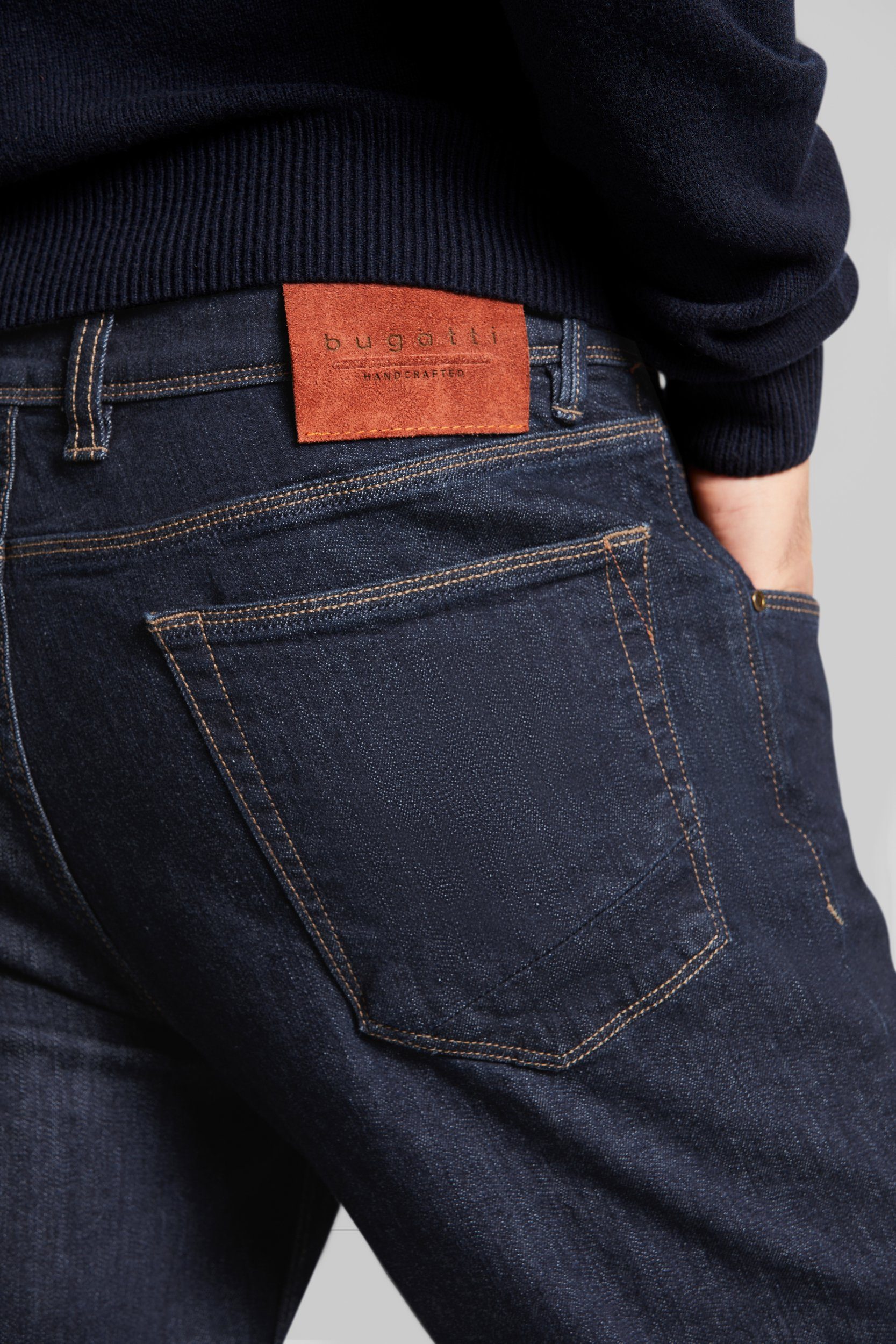 Power-Stretch 5-Pocket-Jeans bugatti mit