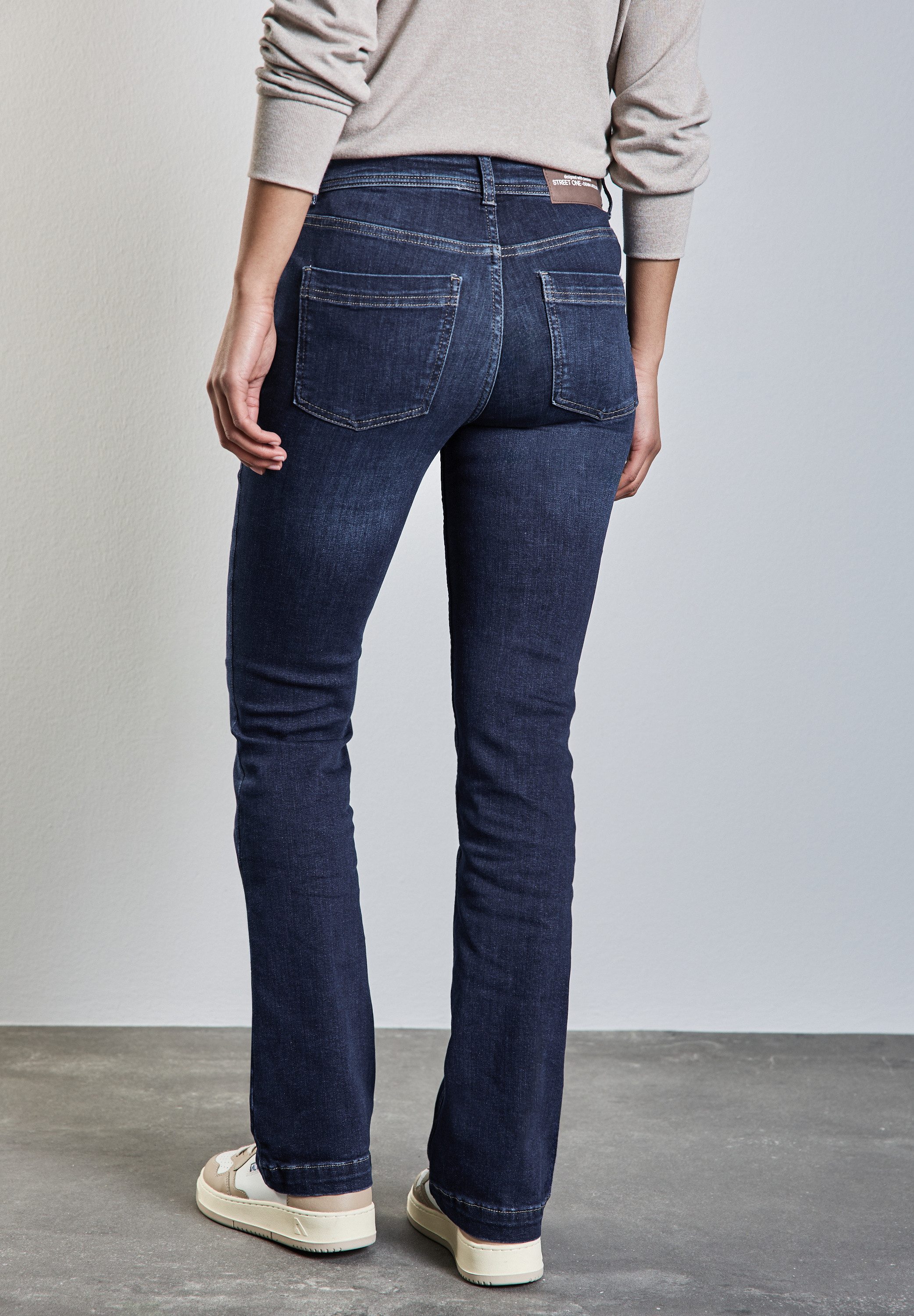 STREET ONE Bootcut-Jeans im Slim Fit günstig online kaufen