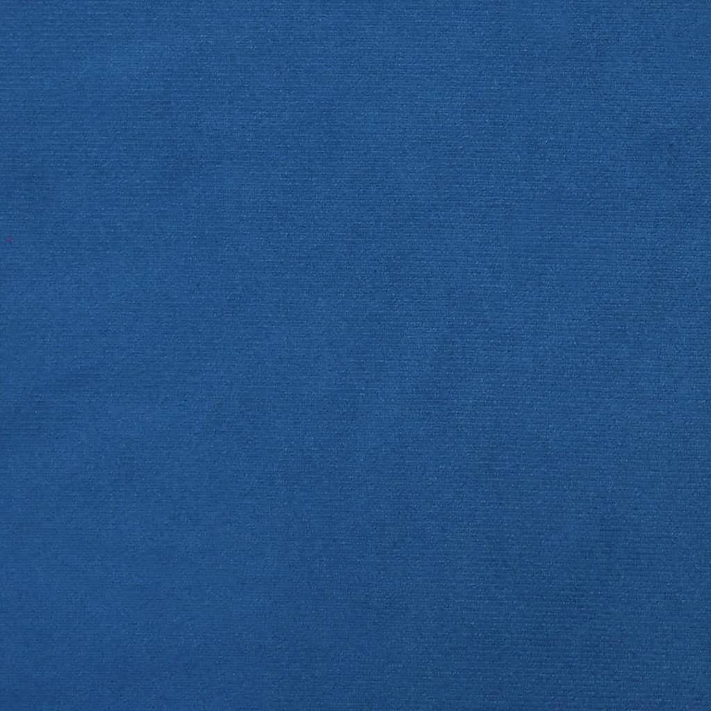 (1 St) Samt Blau Blau vidaXL | Blau Schaukelstuhl Schaukelstuhl