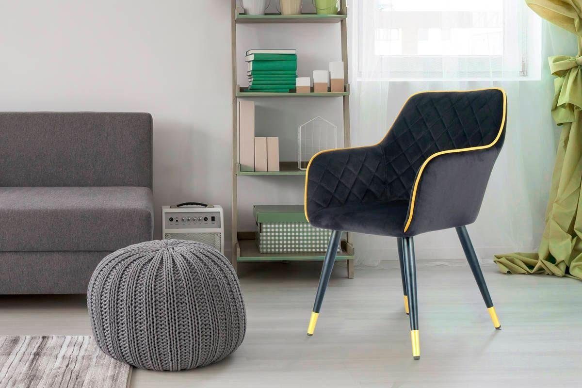 Kayoom Stuhl Amino 525, stilvoller Design-Stuhl,samtweicher günstig online kaufen