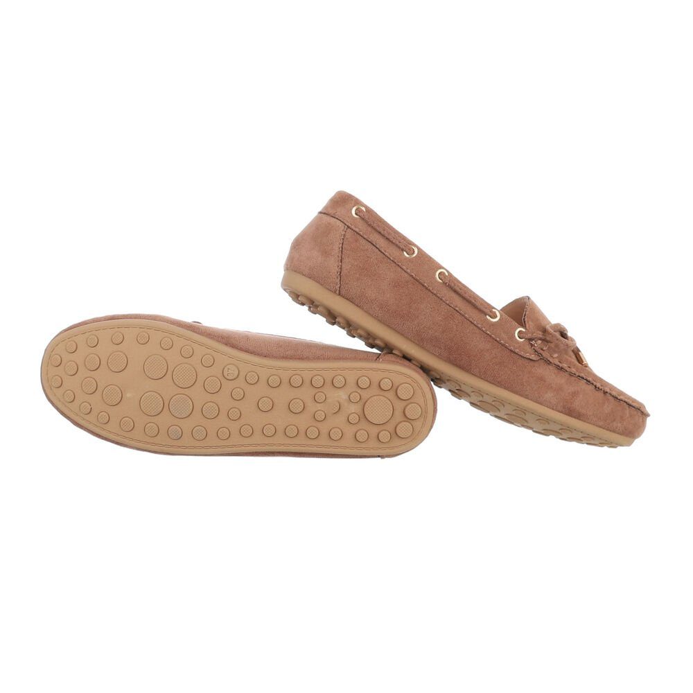 Ital-Design Damen Mokassins Freizeit Slipper (85743919) Flach Mokassins in günstig online kaufen