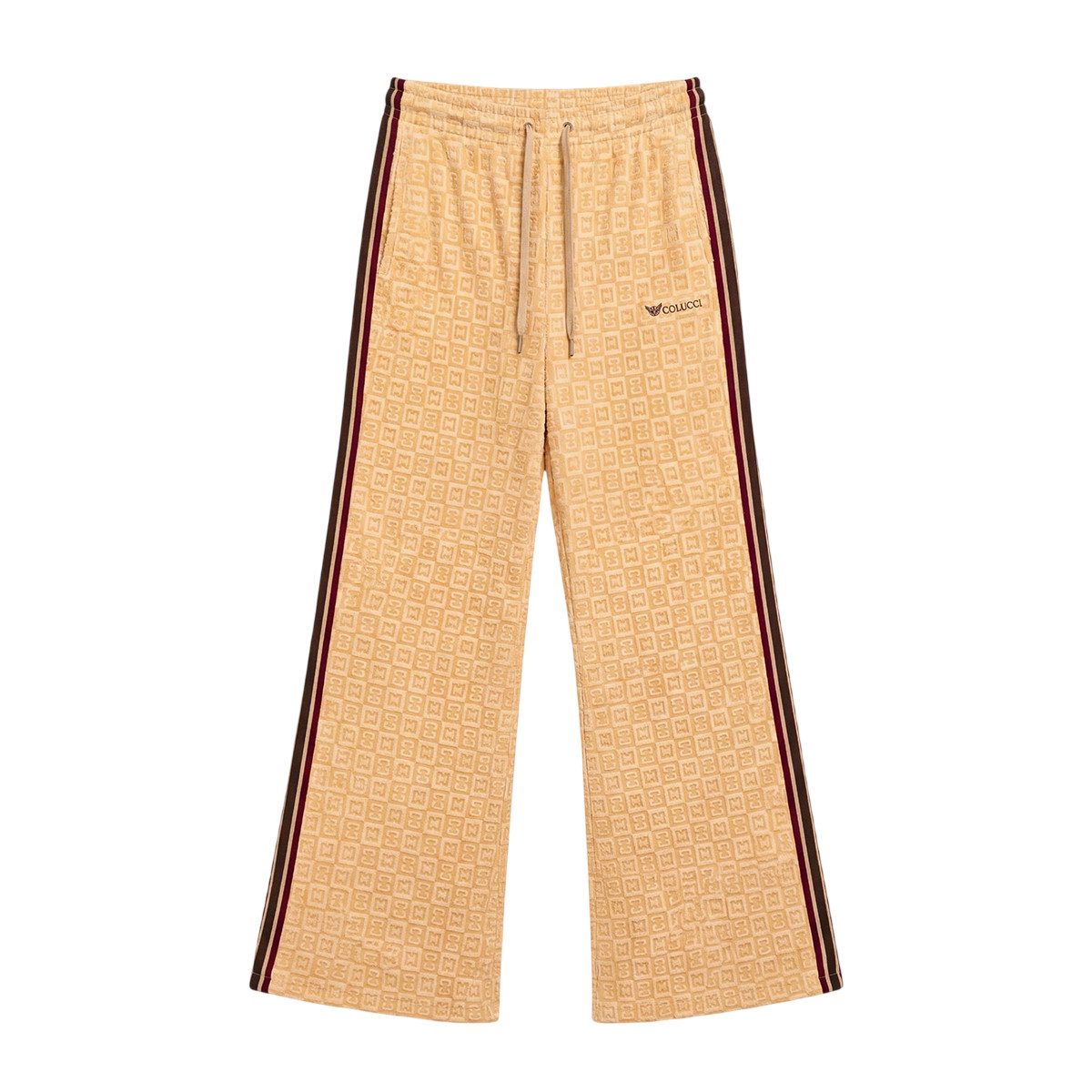 COLUCCI Jogginghose Velours Checkerboard