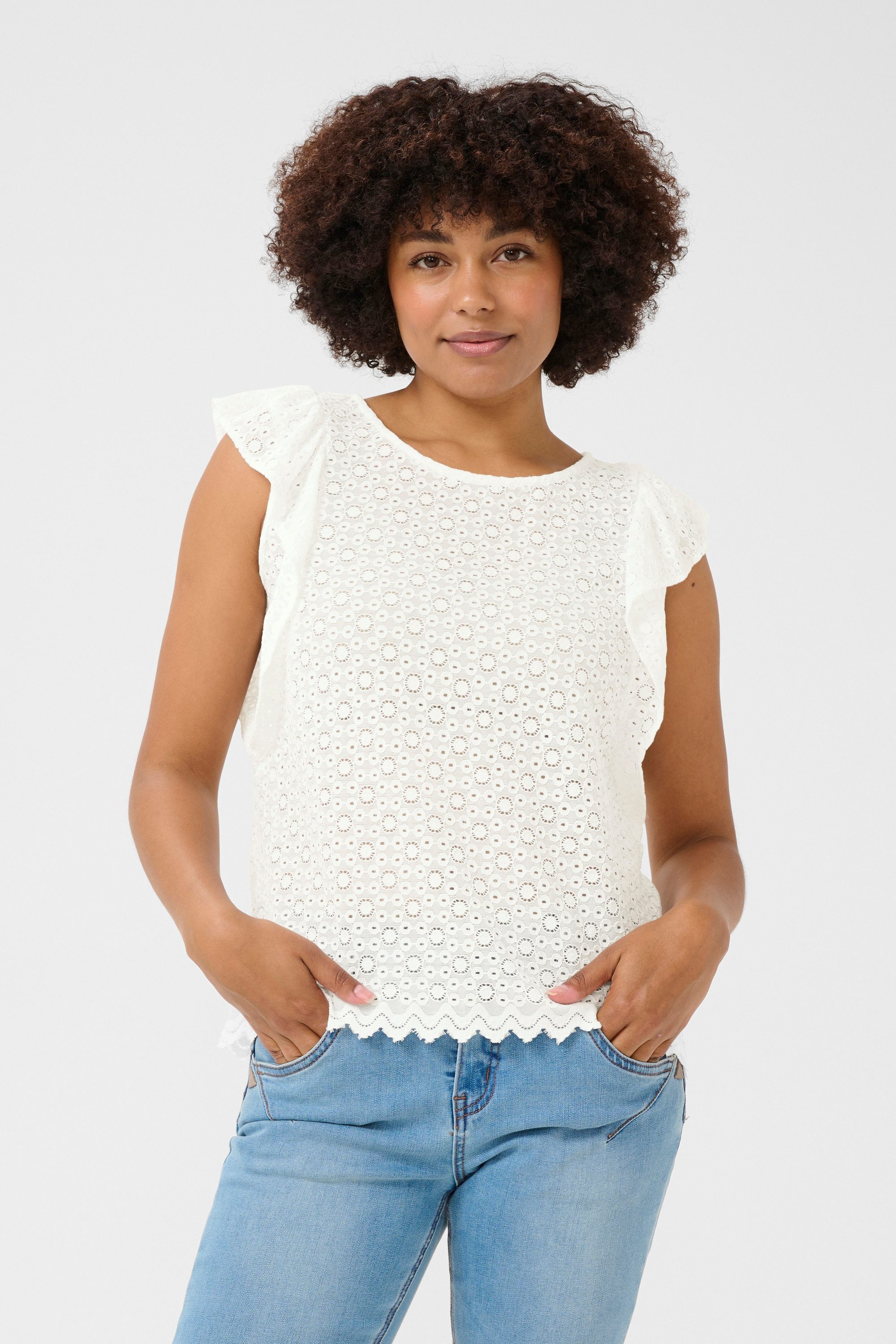 Cream Blusentop Ärmellose Bluse CRYsa