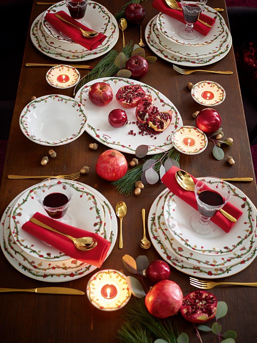 Hutschenreuther Frühstücks-Set Nora Christmas Frühstücksset 18-tlg.