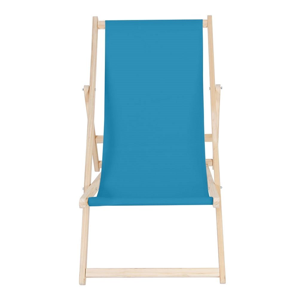 Mucola Gartenstuhl Strandliege Liegestuhl Gartenliege Sonnenliege Strandstuhl Balkonliege (Stück), Inkl. Sicherung gegen ungewolltes Zusammenklappen