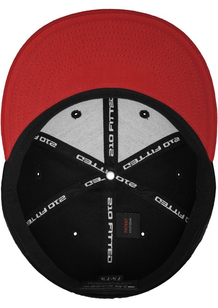 Flexfit Flex Cap Accessoires balck/red Fitted 210 Premium 2-Tone