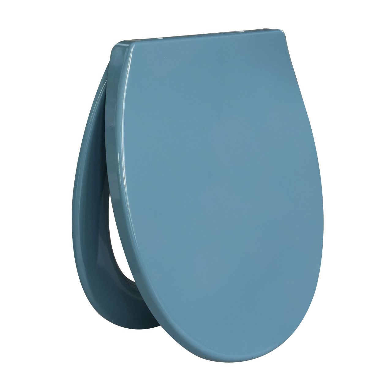 Primaster WC-Sitz Primaster WC-Sitz mit Absenkautomatik bermuda blau, Abnehmbar Absenkautomatik Edelstahlscharniere