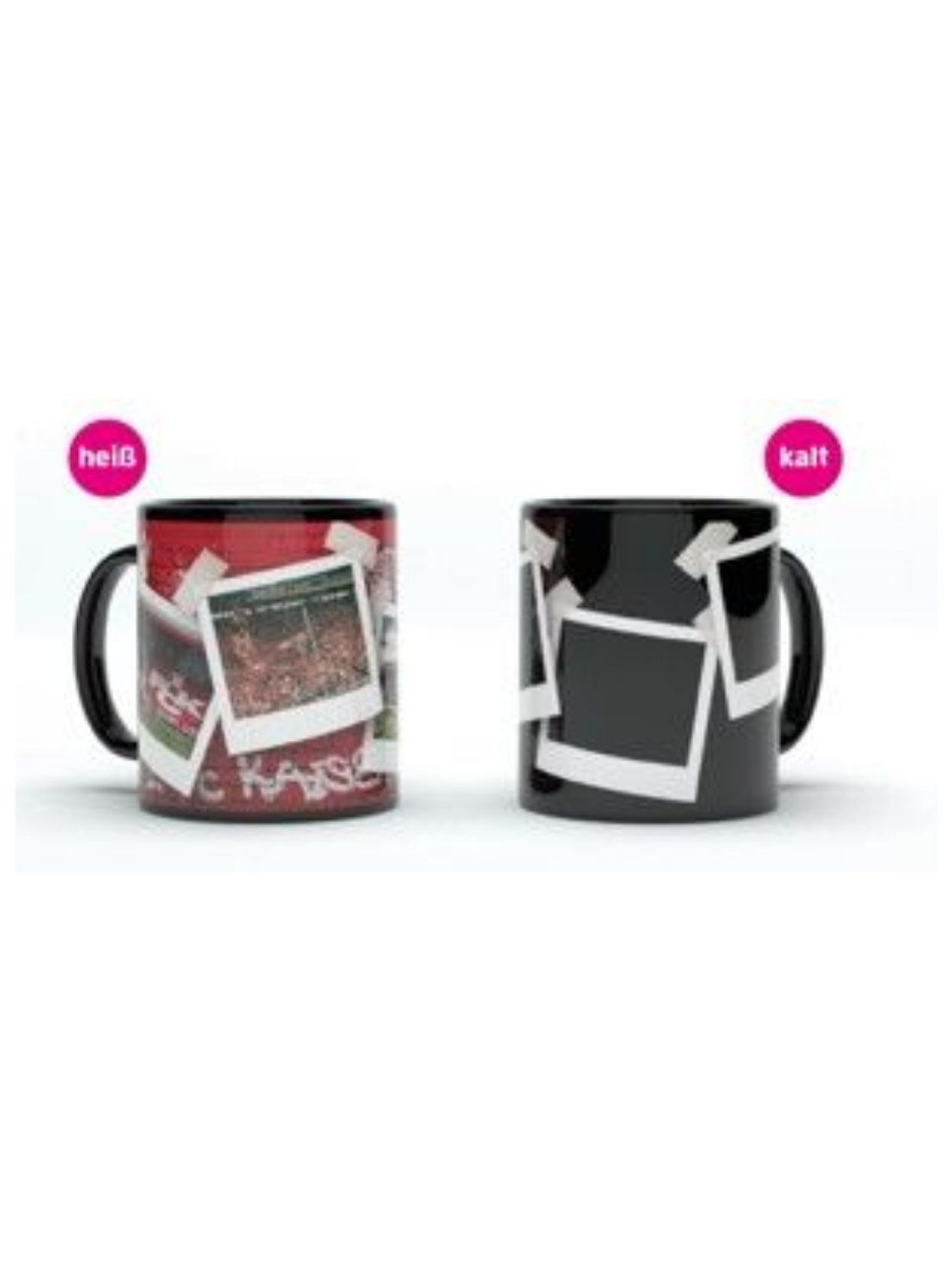 VertriebsArena GmbH Becher FCK Tasse Magic Polaroid, Keramik