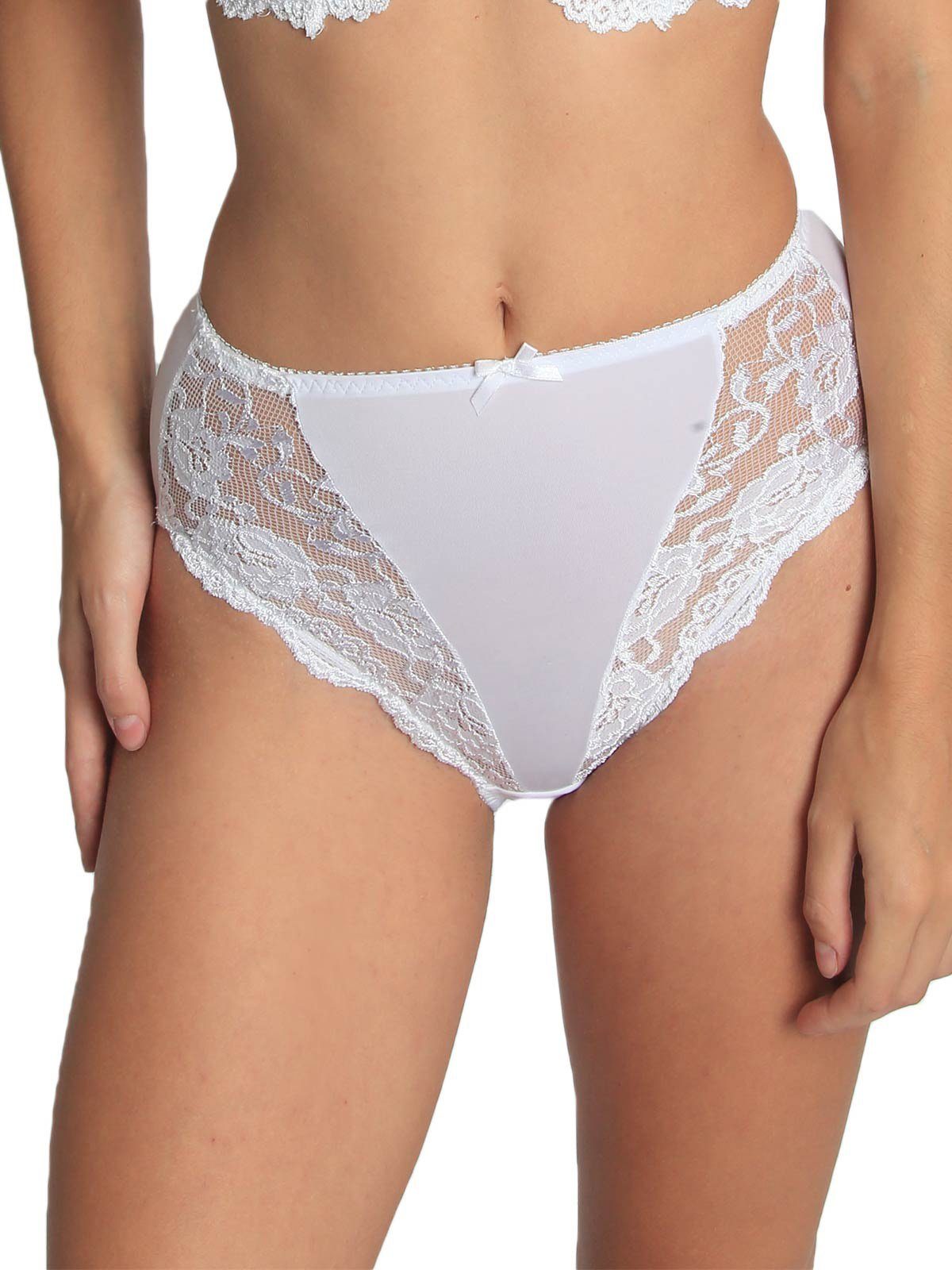 Sassa Miederslip Miederslip CLASSIC LACE (Stück, 1-St) Bauchformend