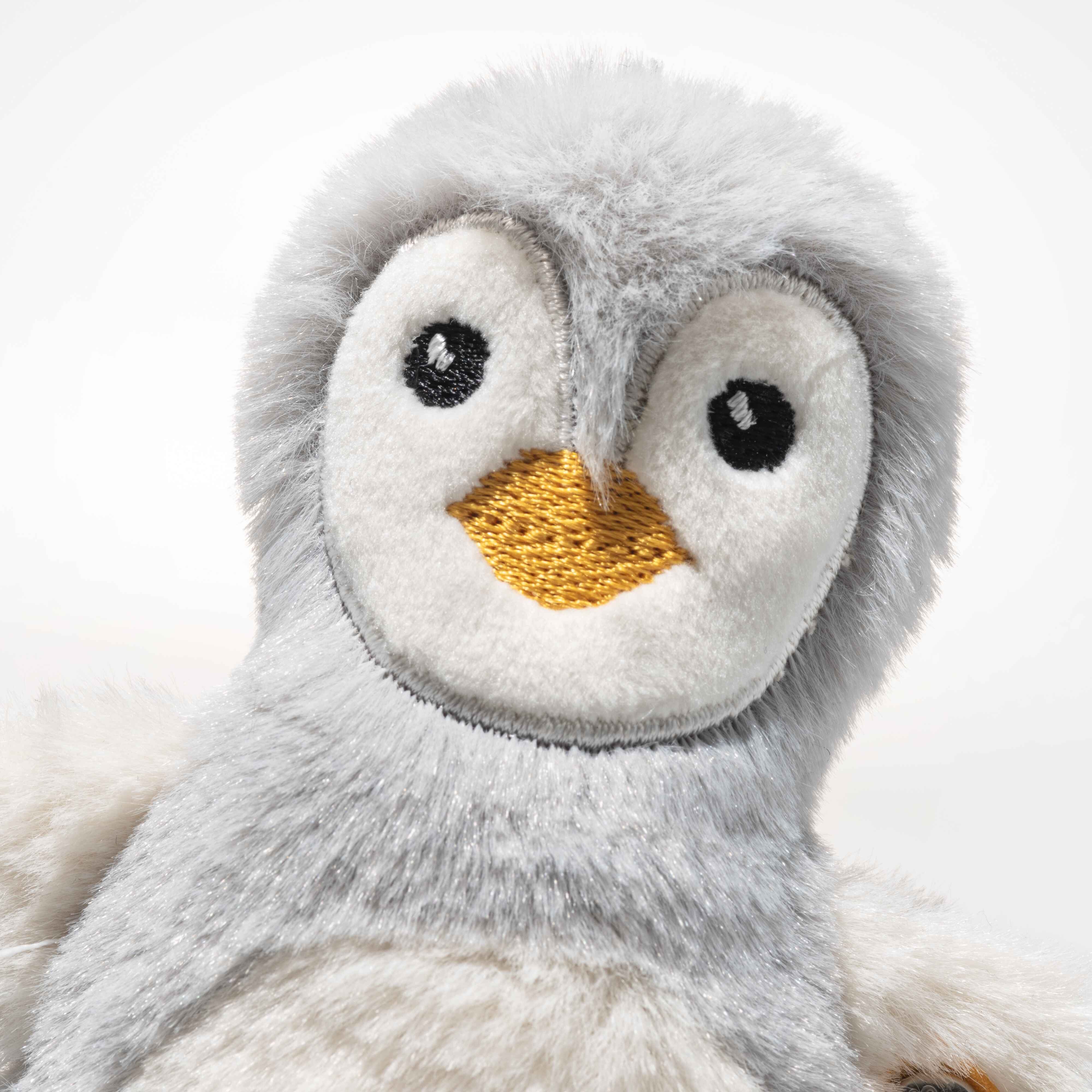 Steiff Greifling Greifling Lio Pinguin mit Rassel, grau/weiß (1-tlg)