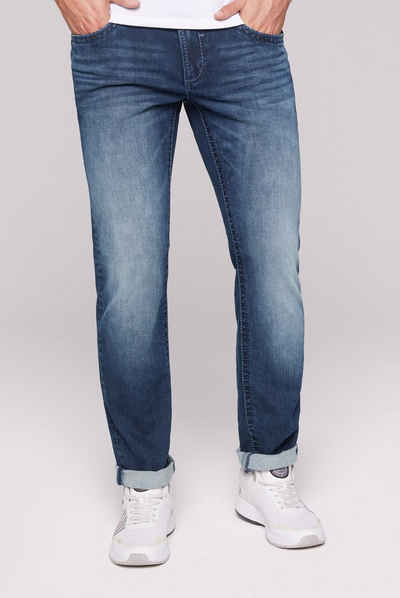 CAMP DAVID Regular-fit-Jeans mit Bleaching-Effekten