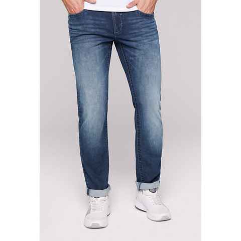 CAMP DAVID Regular-fit-Jeans mit Bleaching-Effekten