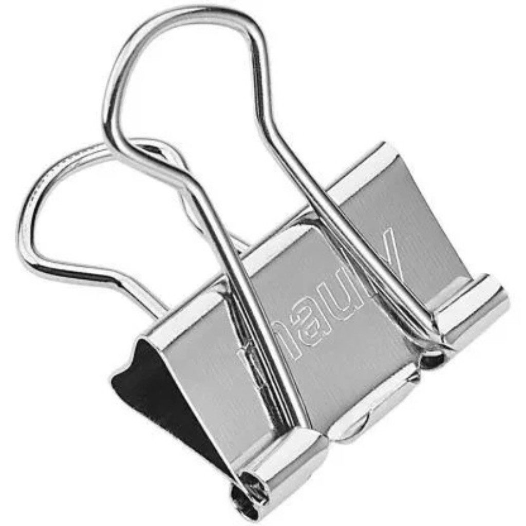 Büroklammer 12 MAUL Foldbackklammern silber 1,9 cm