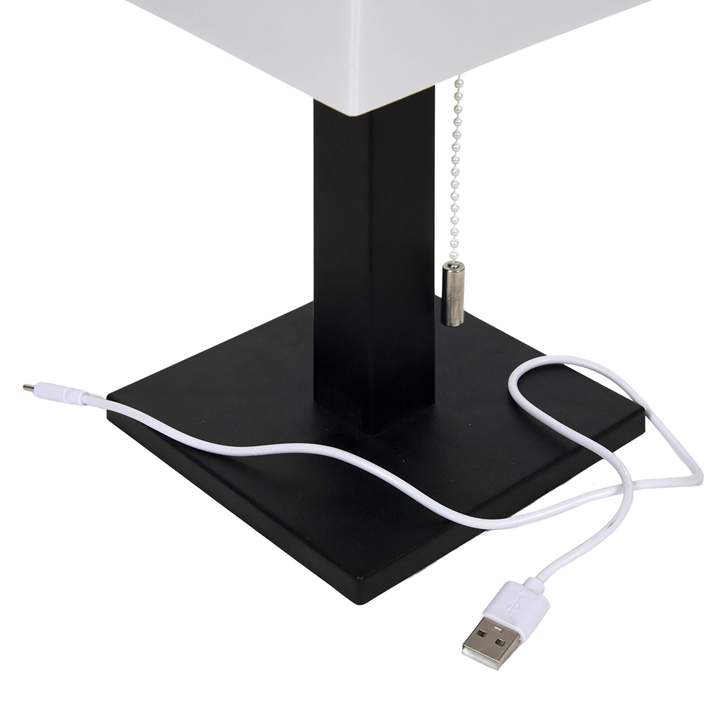 Spetebo LED Schreibtischlampe 2in1 Solar und Akku Tischleuchte für Außen und Innen - 28 cm, 3 Helligkeitsstufen, LED fest integriert, warmweiß, LED Tischlampe mit 3 Helligkeitsstufen in warm weiß