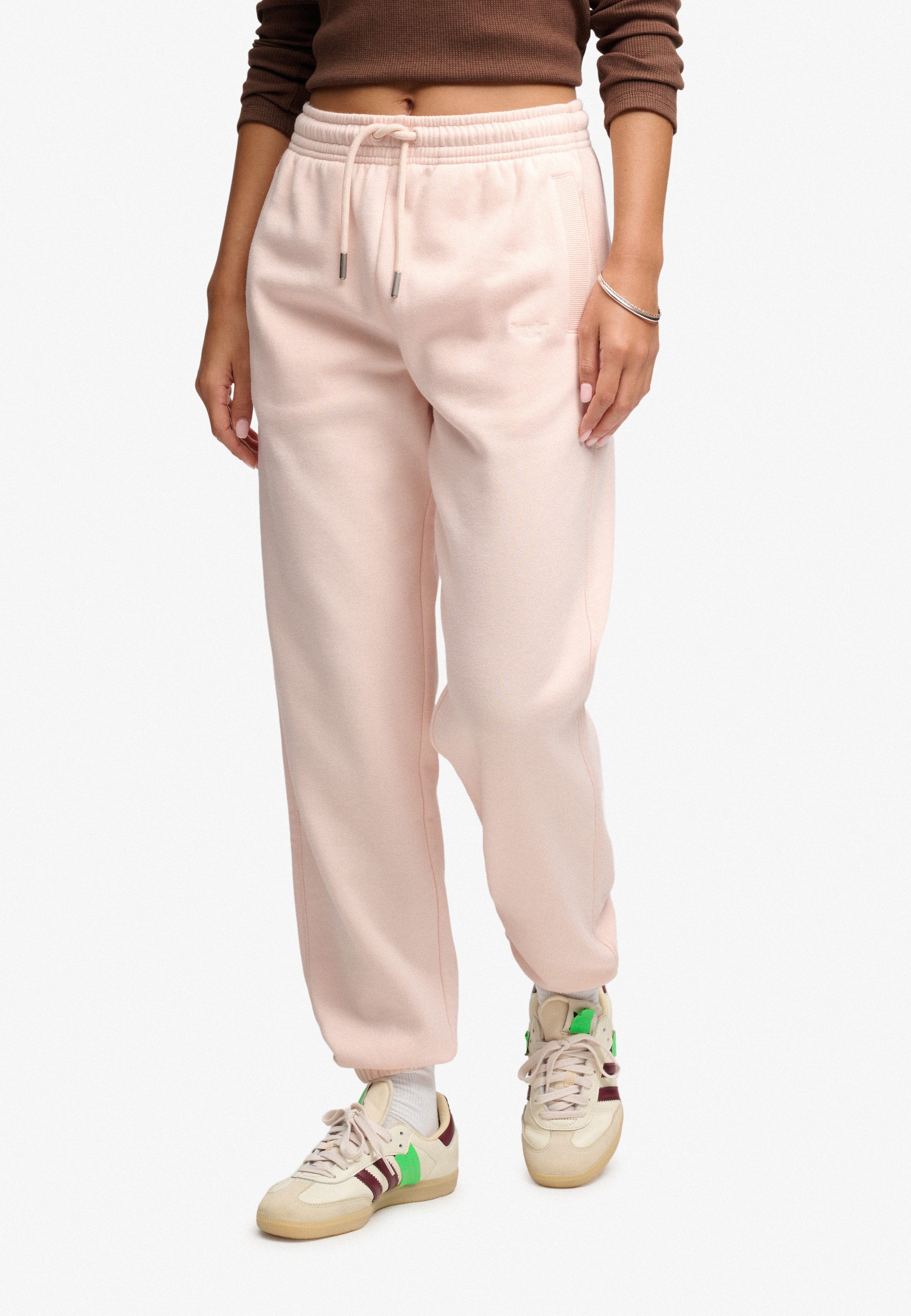Superdry Sweathose SIGNATURE EMB CUFFED JOGGER Baumwollmischung, relaxed fit