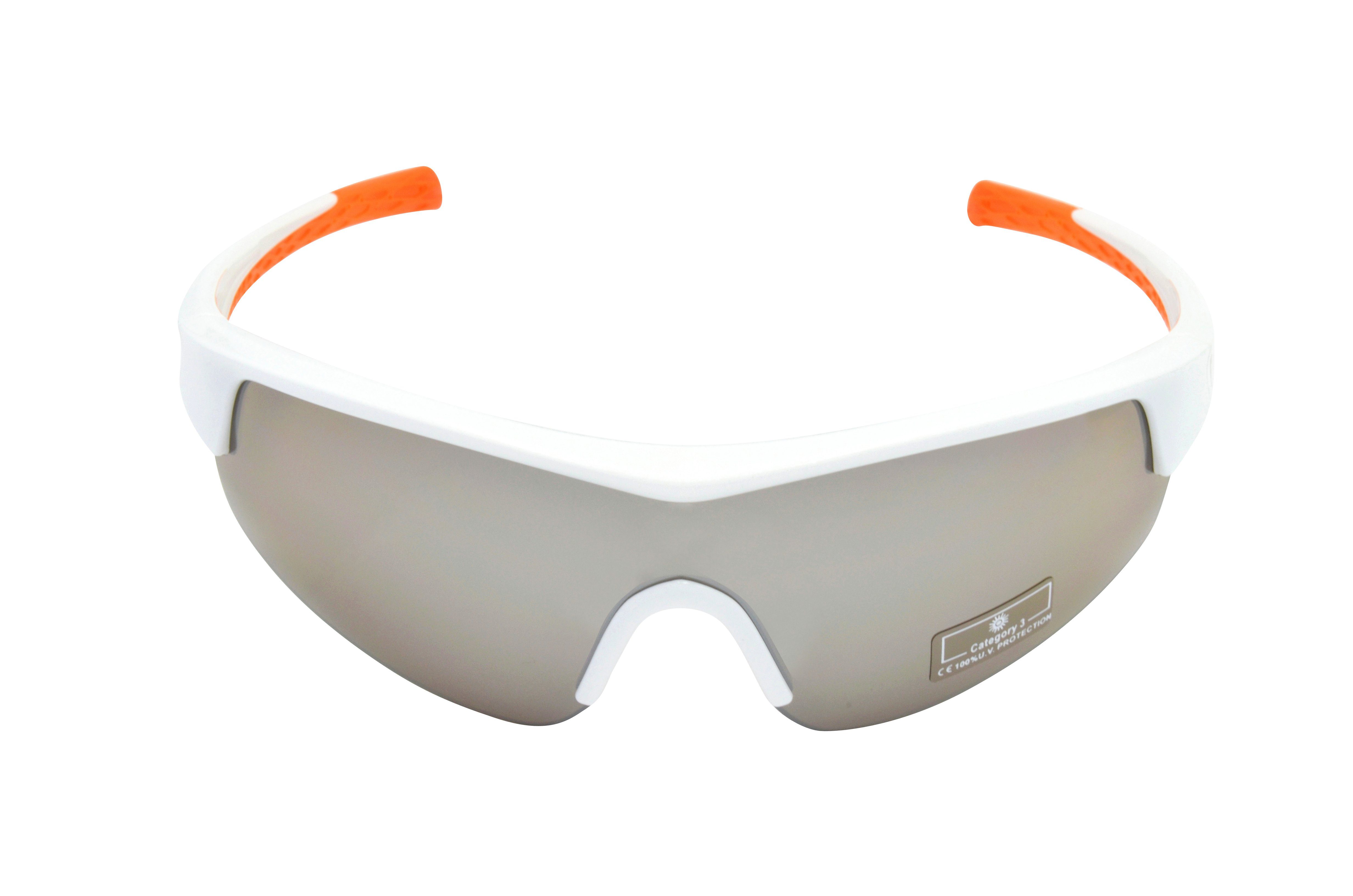 Herren blau, Damen Sonnenbrille TR90 WS2436 Skibrille, weiß, schwarz, Gamswild Sportbrille Fahrradbrille