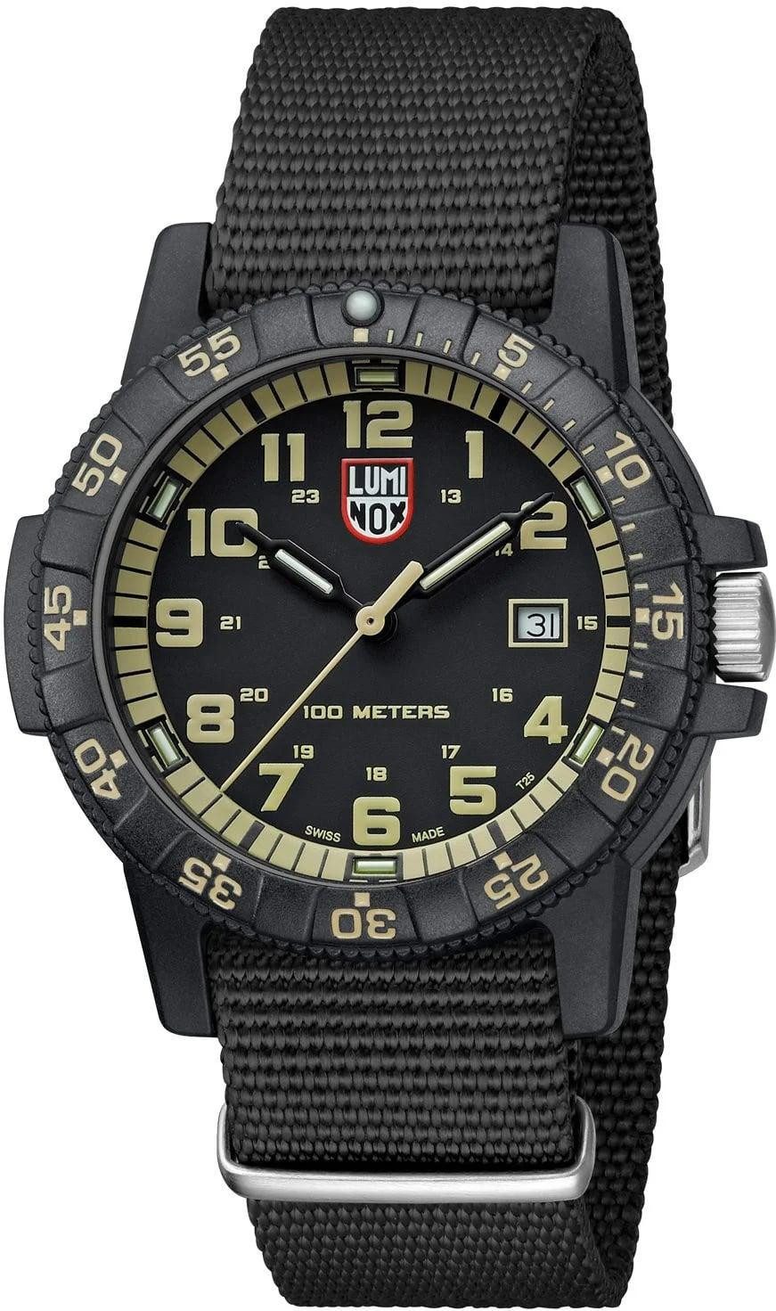 Luminox Quarzuhr LEATHERBACK SEA TURTLE GIANT 0320 SERIES Herrenarmbanduhr