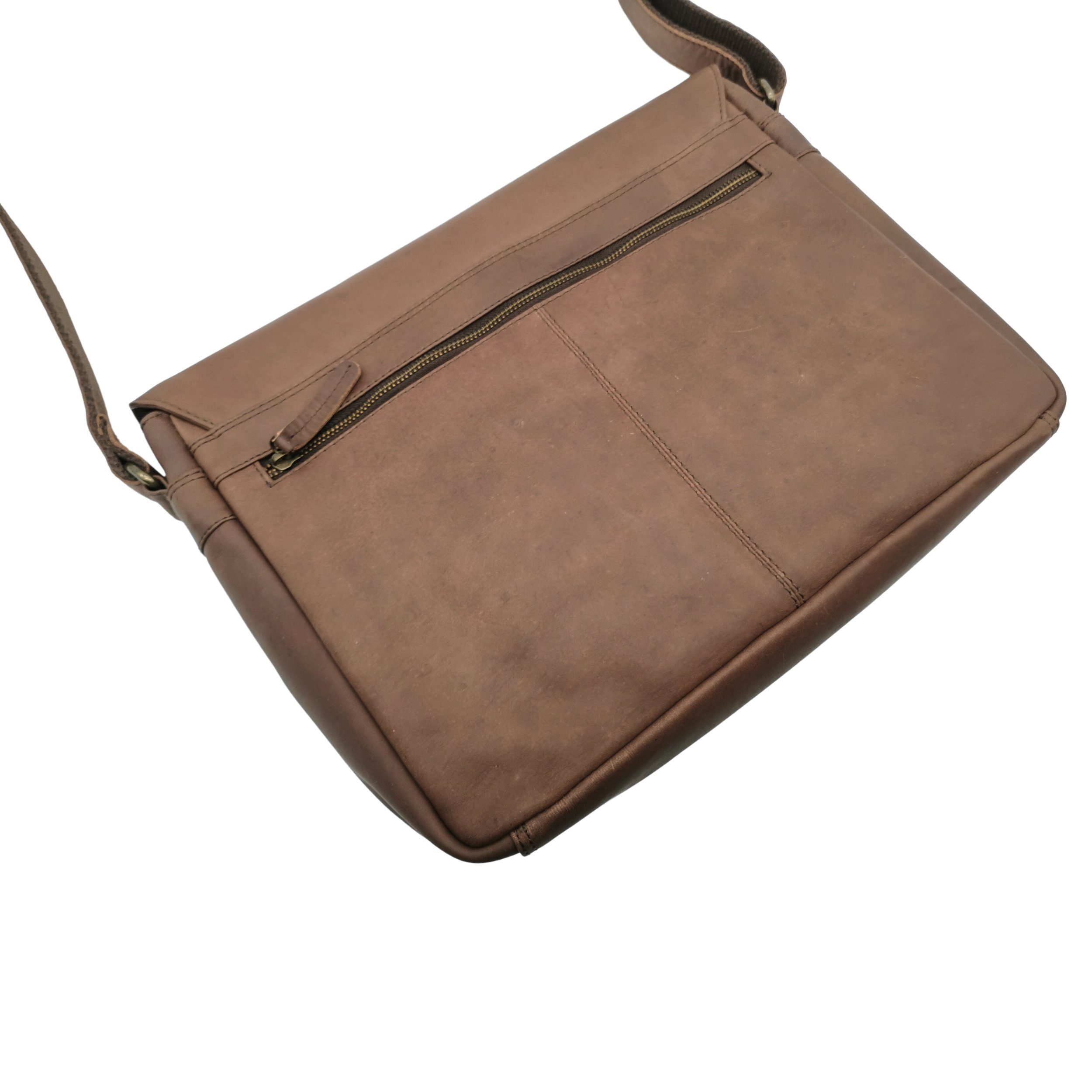 Landleder Laptoptasche Echtleder Businesstasche, Pullup Vollrindleder