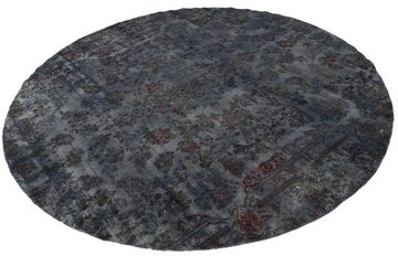 Orientteppich Vintage Kerman 250x250 Handgeknüpfter Moderner Orientteppich, Nain Trading, rund, Höhe: 5 mm