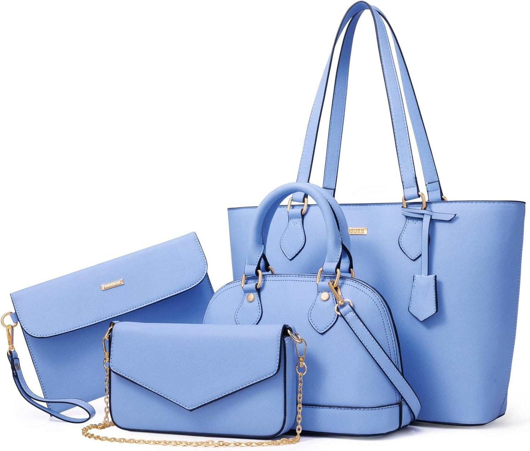 LuxusKollektion Handtasche Damen Handtaschen Set 4-teilig günstig online kaufen