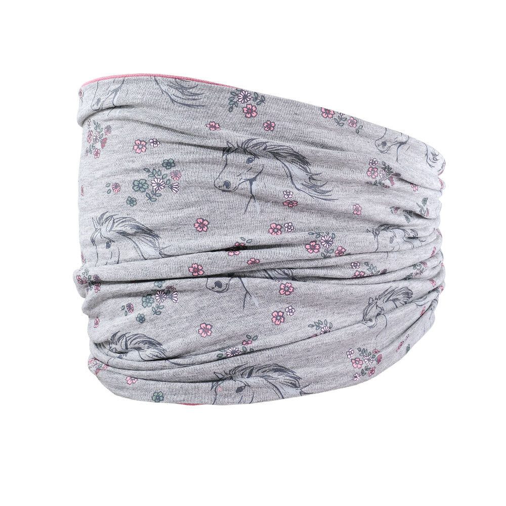 MAXIMO Loop KIDS GIRL-Tube Pferde reversible, Jersey bedruckt, (1-St), Reversible