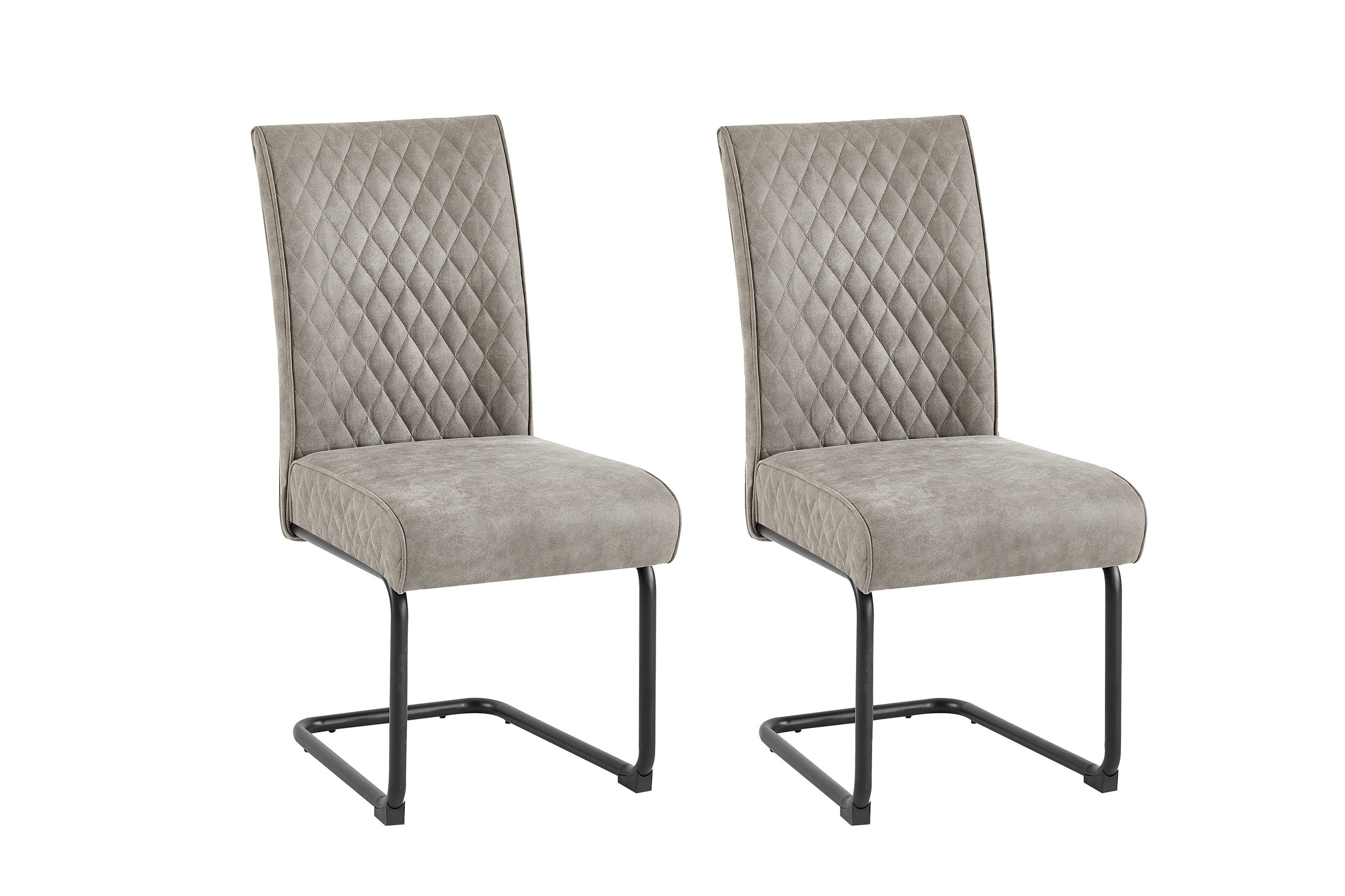 DC Living Esszimmerstuhl in Taupe aus Vintage 45 x 95 x 60 cm (BxHxT) (B 45, H 95, T 60 vcm)