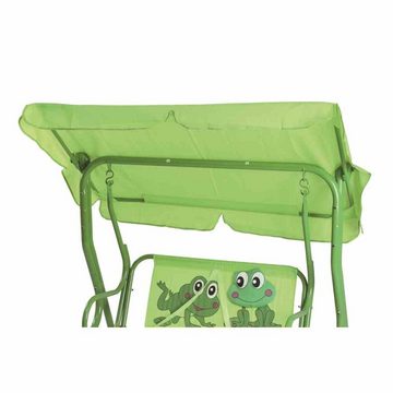 Gartentrends Hollywoodschaukel Froggy, für Kinder, (für Kinder) in grün - 75x118x115 (BxHxT)