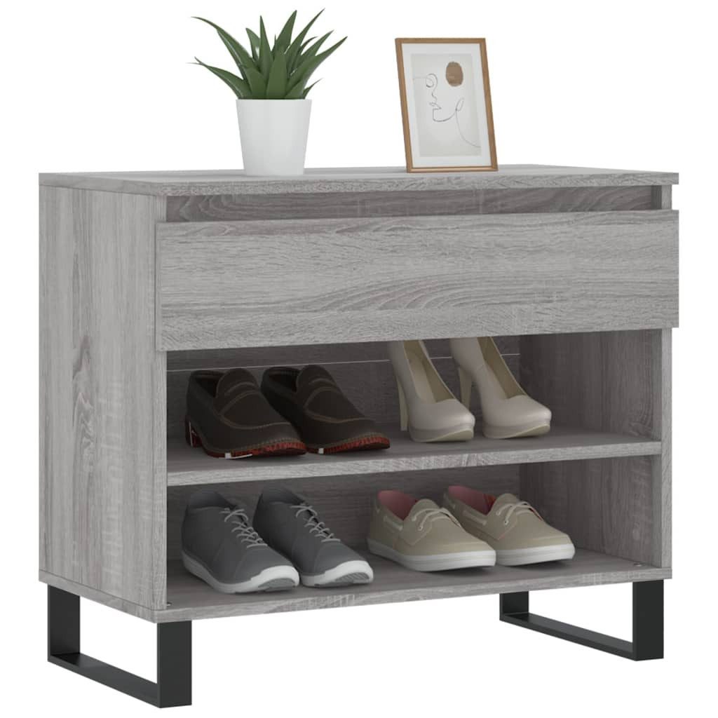 vidaXL Schuhregal Schuhregal Grau Sonoma 70x36x60 günstig online kaufen