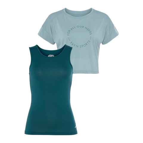 FAYN SPORTS Funktionsshirt Cropped Top (Set, 2-tlg)