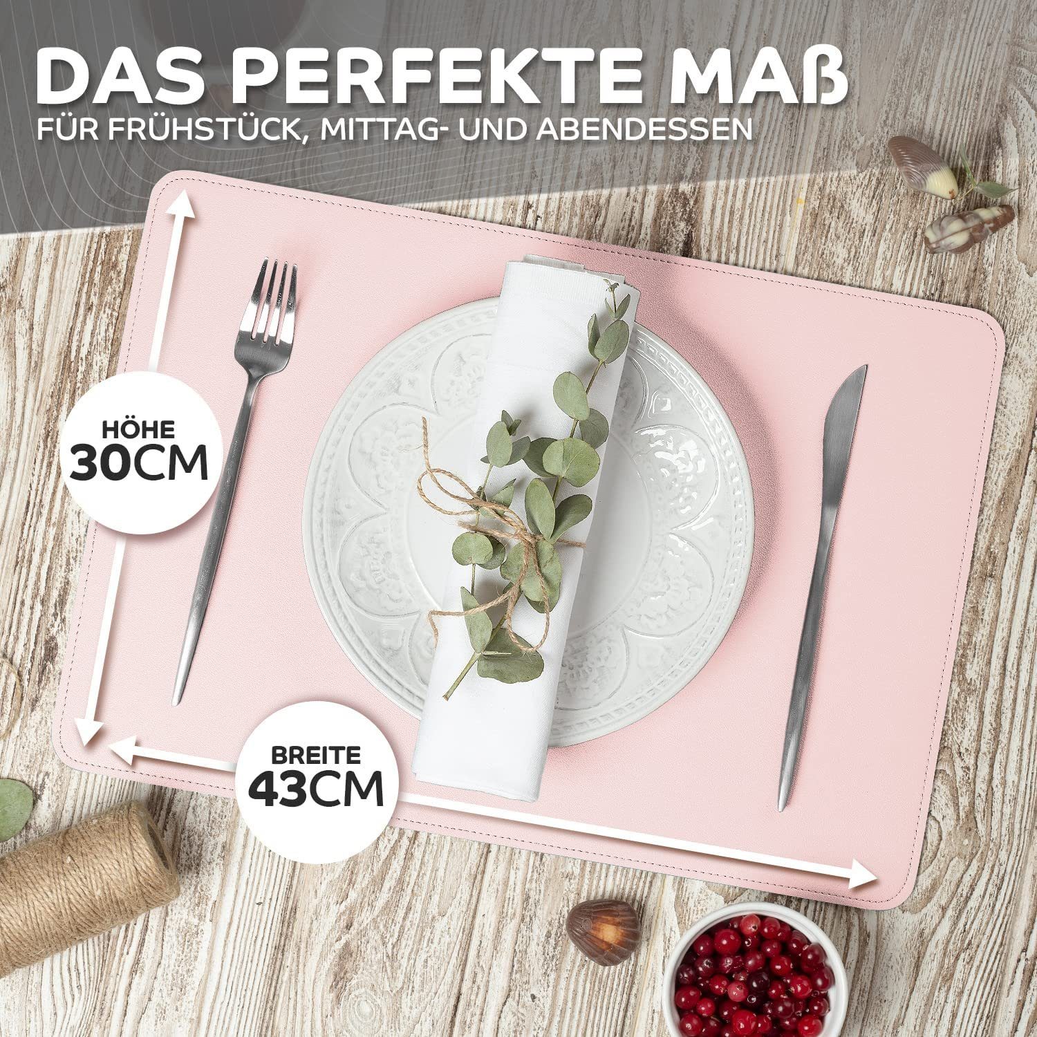 Loco Bird Platzset aus Kunstleder, 4er günstig online kaufen