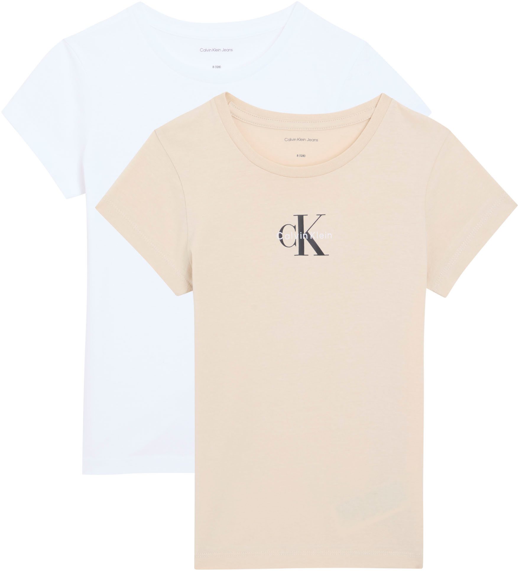 Calvin Klein Jeans T-Shirt 2-PACK TEE (Set, 2-tlg) Regular fit mit Markenlogo