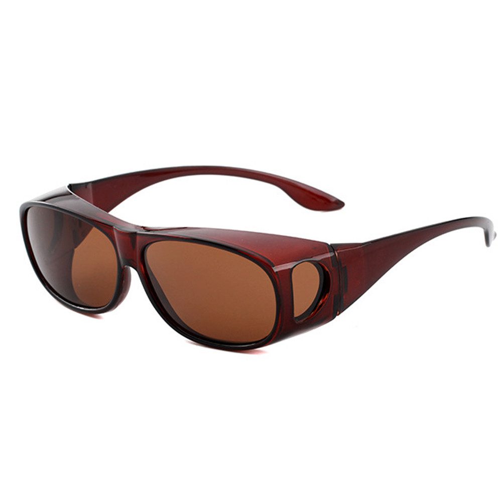 Juoungle Sonnenbrille Nachtbrille UV-400-Schutz für Herren und Damen zum Autofahren