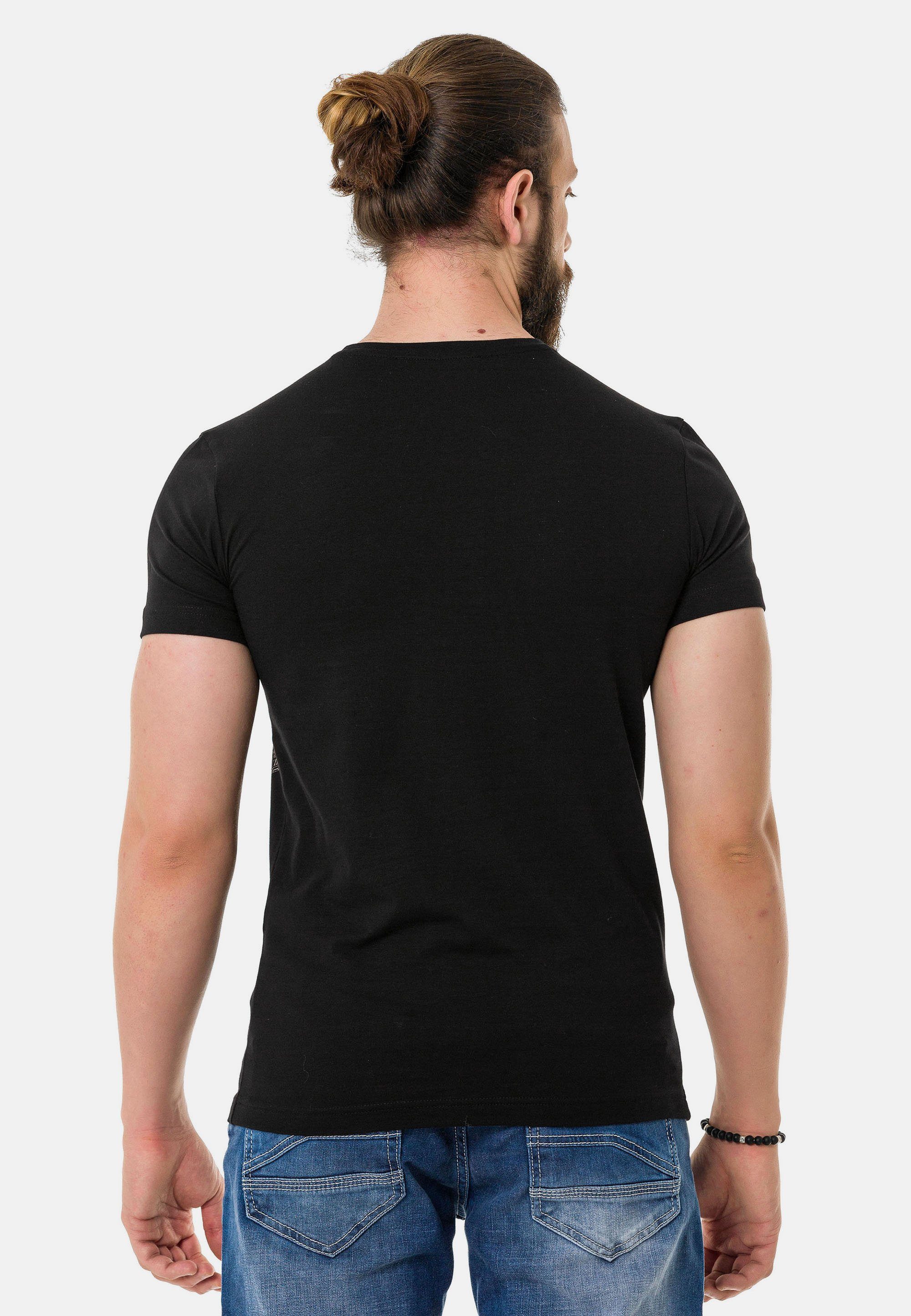 & Design Cipo Baxx T-Shirt coolem in schwarz