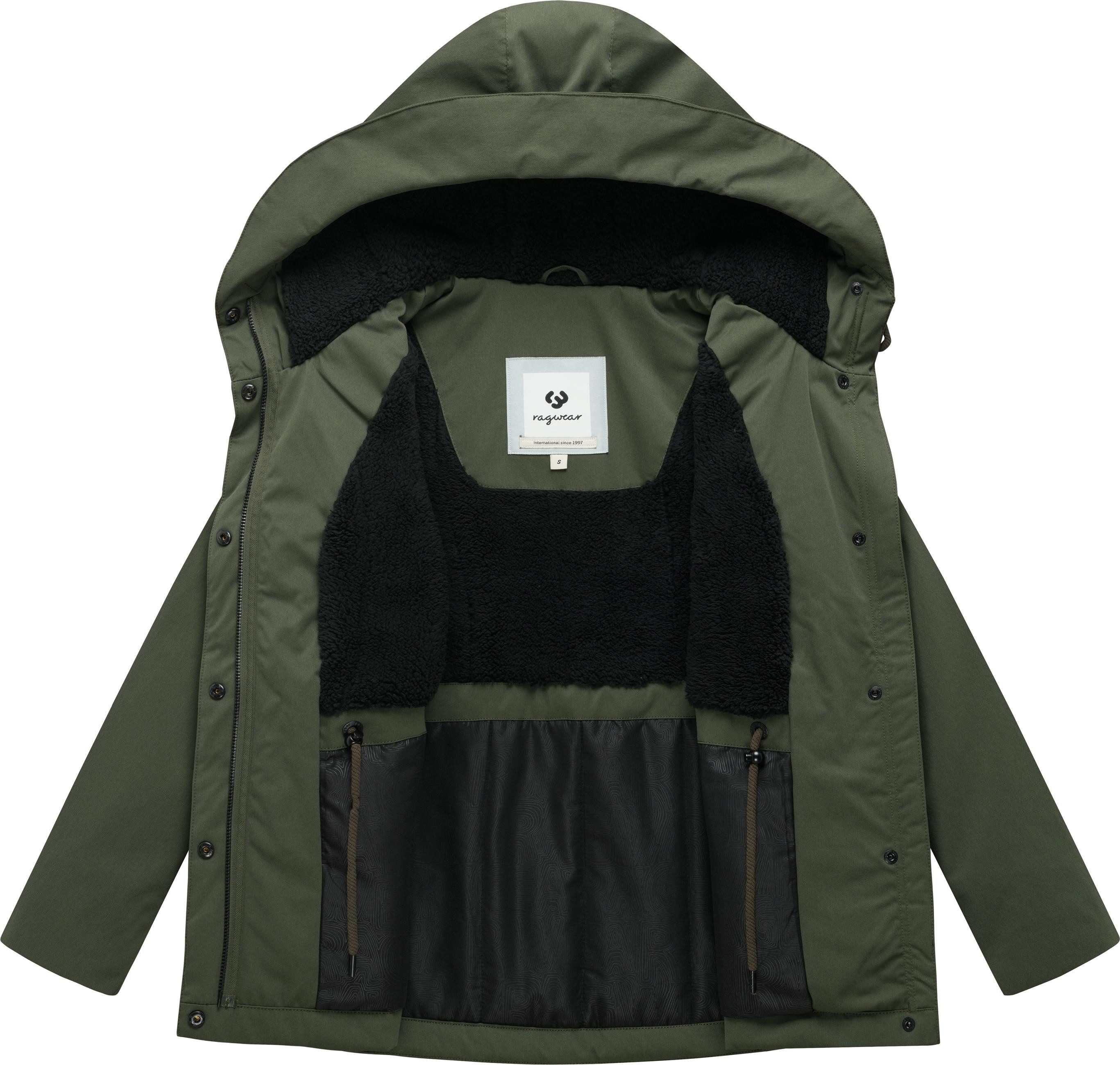 Ragwear Outdoorjacke Padmini B Y Wasserdichte Übergangsjacke mit Taillenzugkordel – Bild 4 von 5
