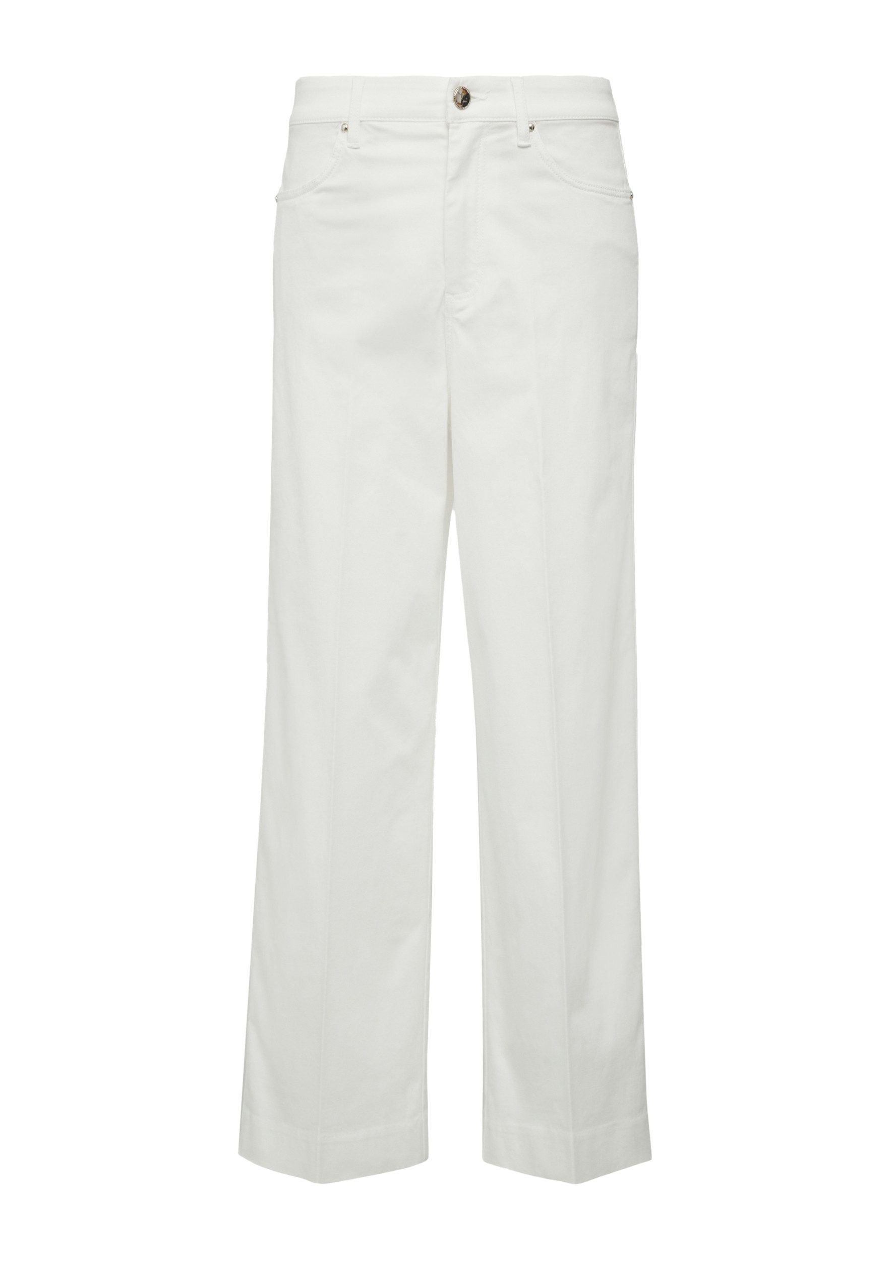 s.Oliver BLACK LABEL High-waist-Jeans – Cropped Länge & Wide Leg für stilvolle Looks