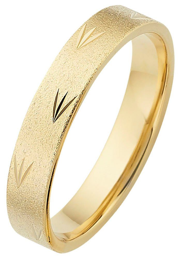 Phönix Trauring LIEBE, Geschenk Ehering Made 930781, Germany 333 in Schmuck Gold