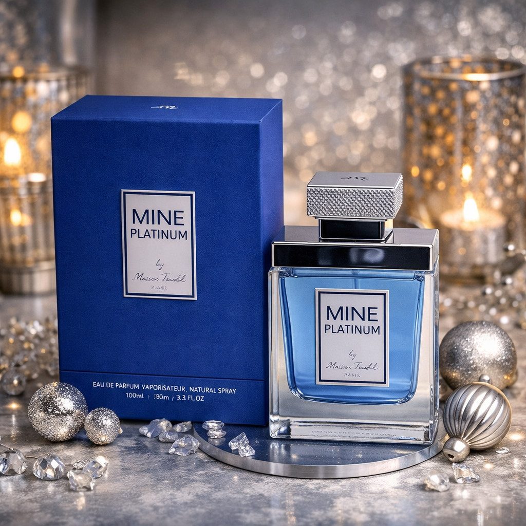 Marc Joseph Paris Eau de Parfum MINE PLATINIUM PARIS Luxus Herrenduft, Frisch Würzig Holzig Süß 100 ml, Luxuriöser Herrenduft, Sehr Langanhaltend, Außergewöhnliche Verpackung