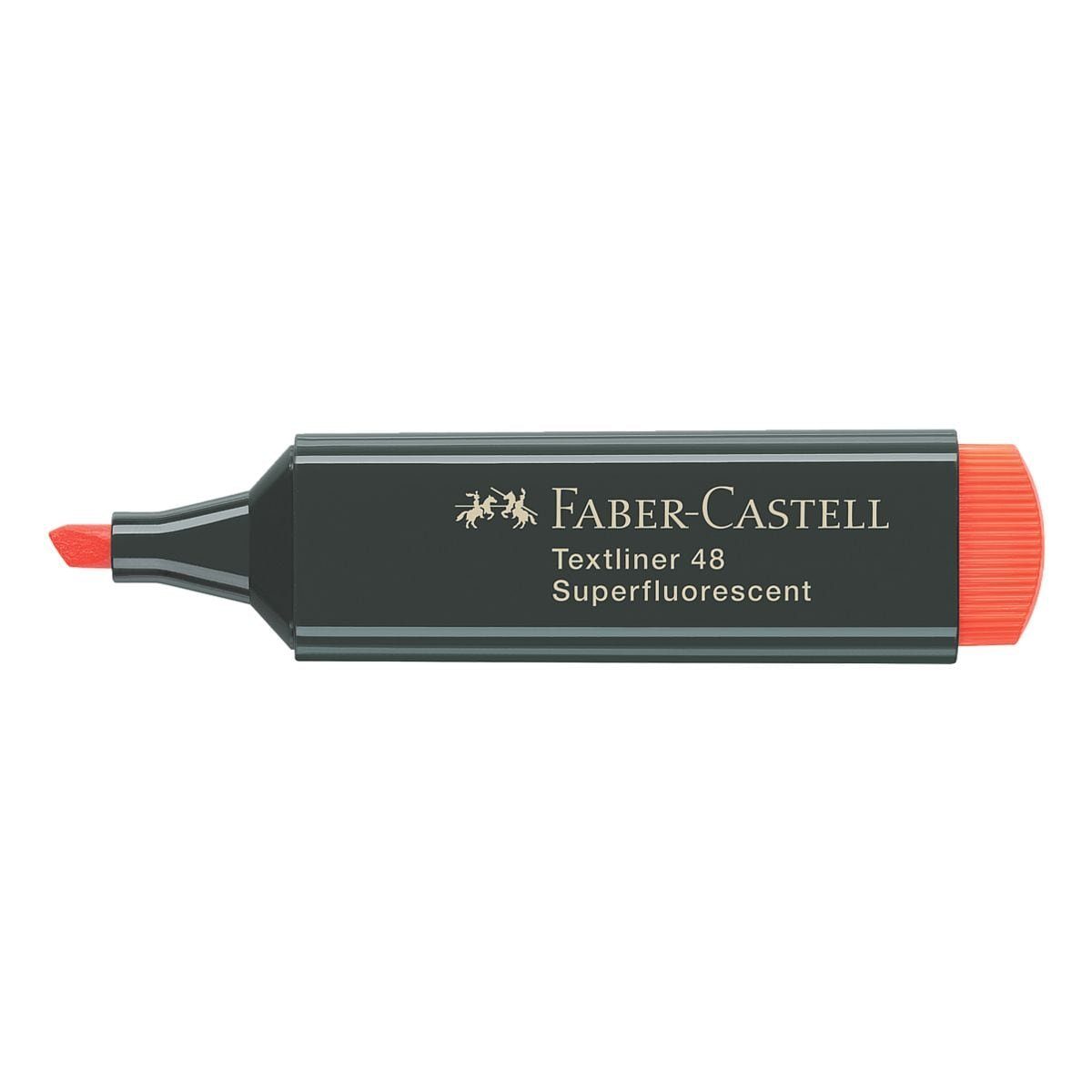 Faber-Castell Textliner orange 1548, Textmarker (1-tlg), mit Kappe Marker