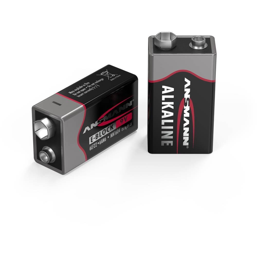 ANSMANN® 9 V-Block-Batterie Batterie