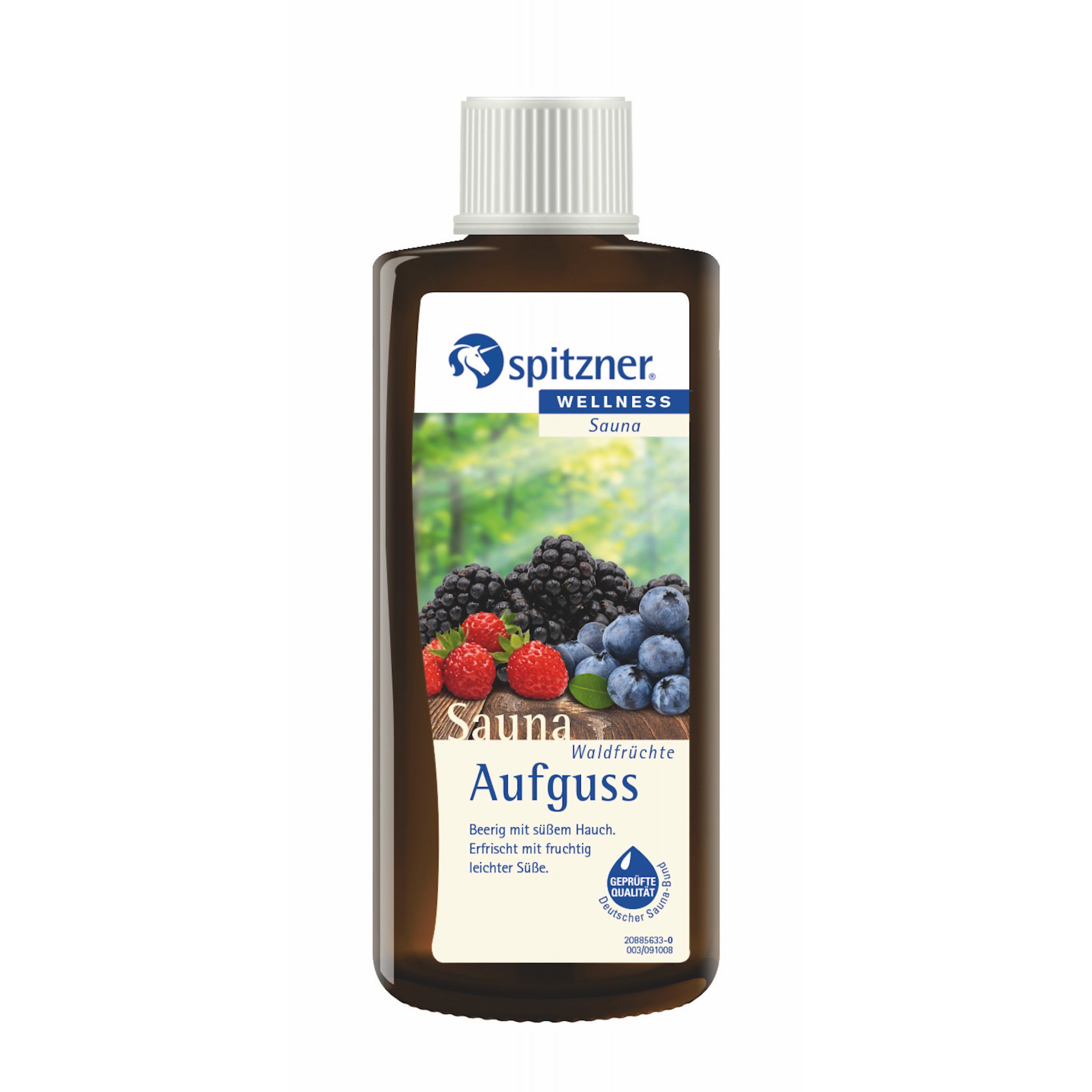 Spitzner Aufgusskonzentrat Spitzner Saunaaufguss Waldfrüchte 190 ml Wellness Konzentrat 8850104