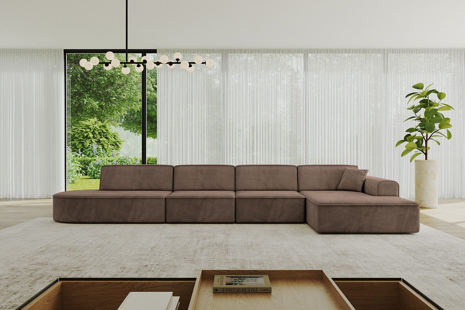 ALTDECOR Ecksofa IREA-L3-v3, Sofa Praktische Bequeme Funktionsecke Couch L-Form Eckcouch, Corner Sofa L-Form Vielseitige Sofa Wohnlandschaft Wohnzimmer