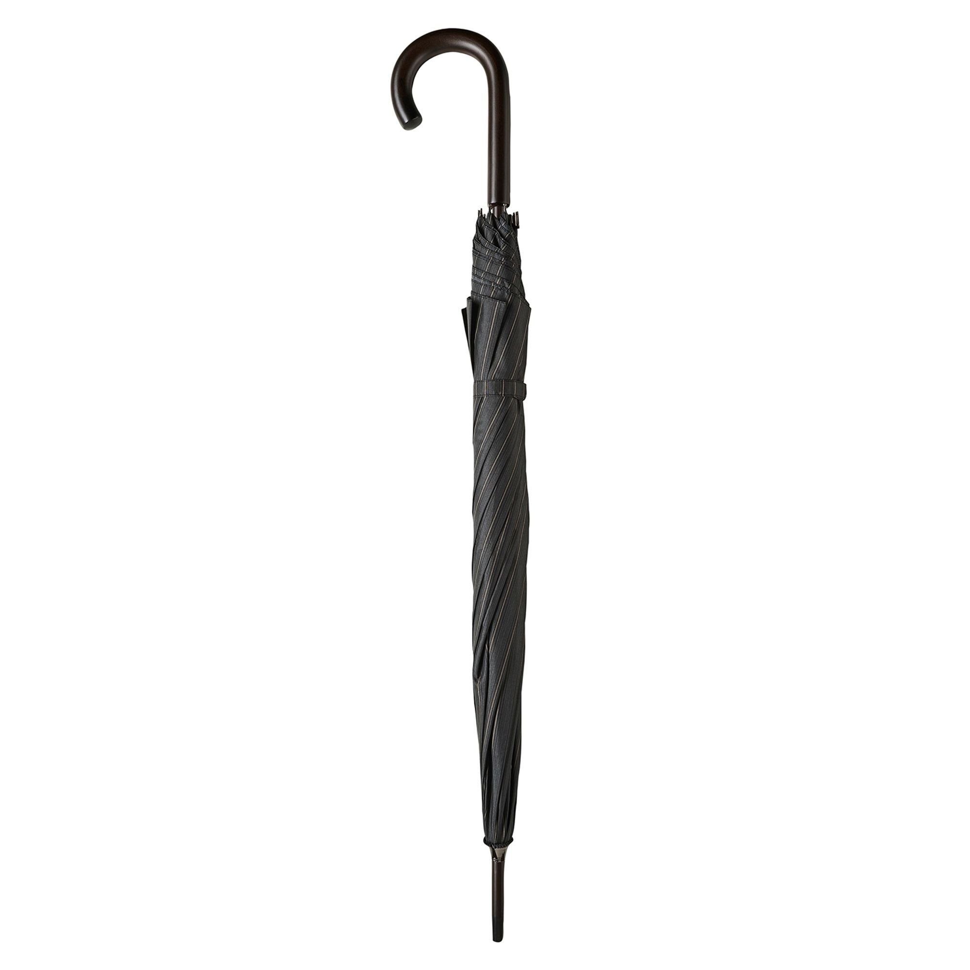 doppler® Carbonsteel, Tender 128cm Stripe Stockregenschirm
