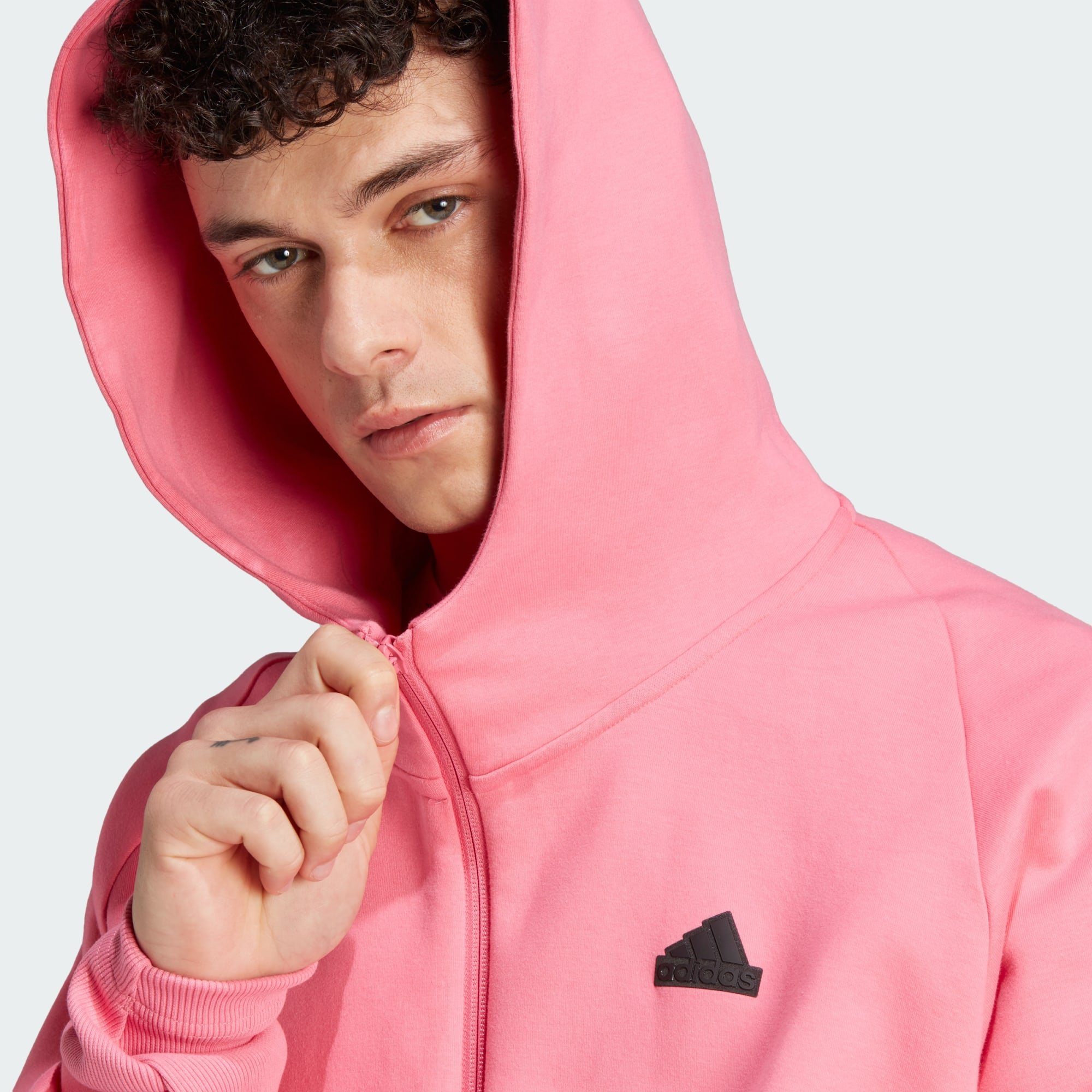 Pink Z.N.E. Sportswear adidas PREMIUM ZIP-HOODIE Hoodie Fusion