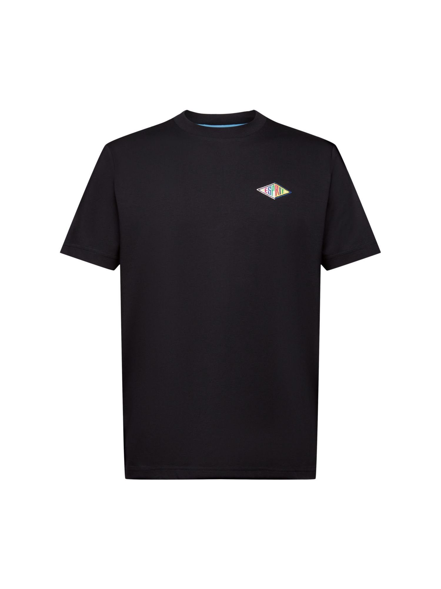 Esprit T-Shirt Logo-T-Shirt (1-tlg) aus Baumwolljersey BLACK