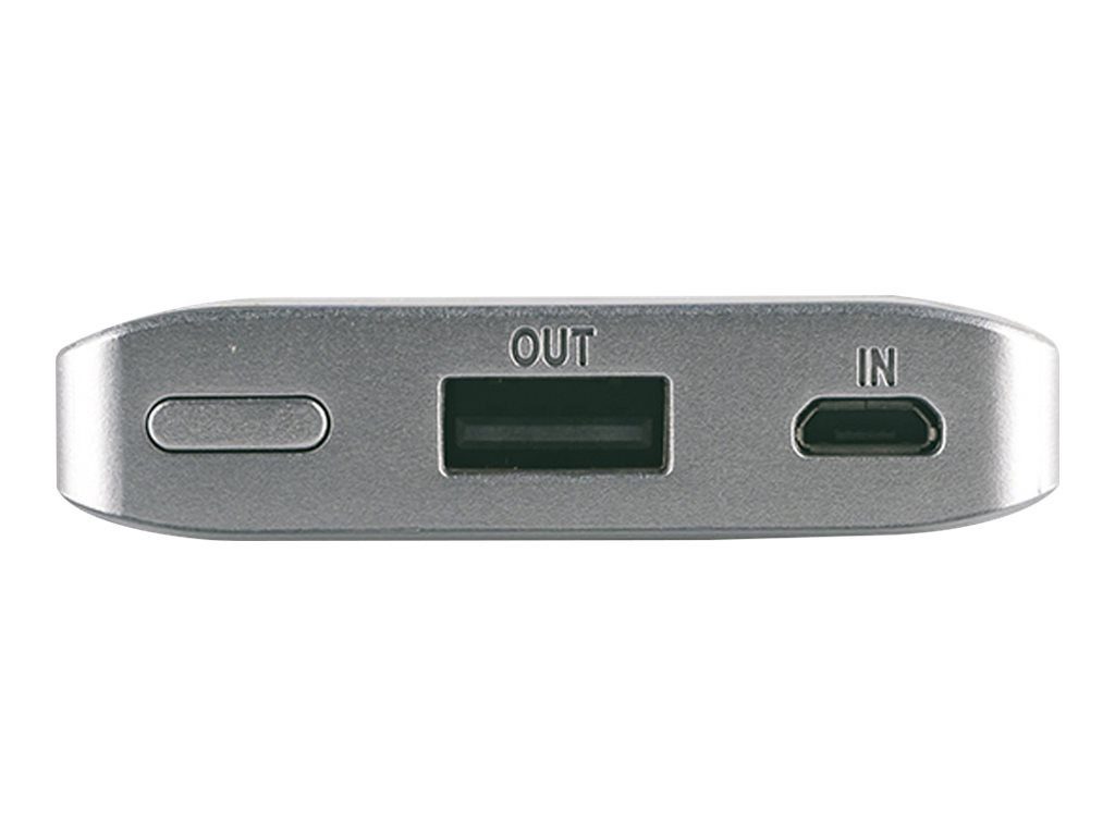 Ultron REALPOWER Powerbank RealPower PB-4000 Fashion Black (lederoptik) Powerbank